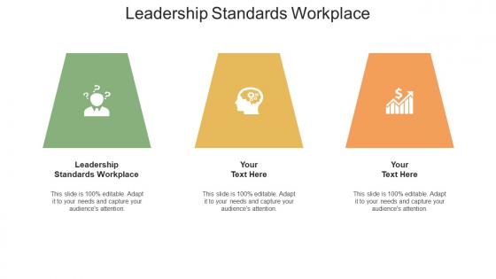 Leadership Standards Workplace Ppt Powerpoint Presentation Ideas Styles Cpb