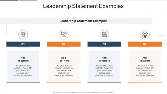 Leadership Statement Examples In Powerpoint And Google Slides Cpb
