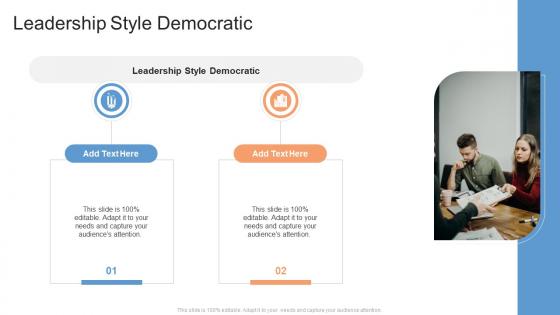 Leadership Style Democratic In Powerpoint And Google Slides Cpb
