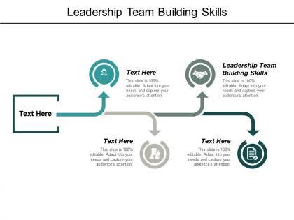 Leadership team building skills ppt powerpoint presentation pictures diagrams cpb