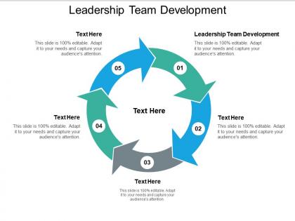 Leadership team development ppt powerpoint presentation summary slide cpb