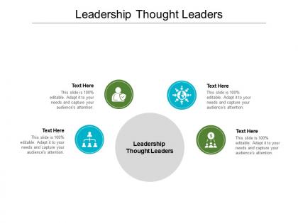 Leadership thought leaders ppt powerpoint presentation slides show cpb