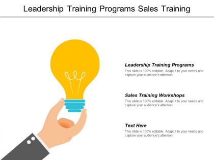 Leadership training programs sales training workshops b2b marketing cpb
