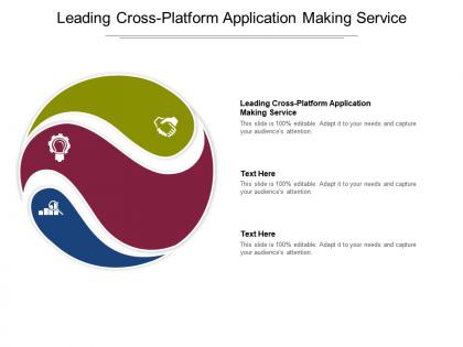 Leading cross platform application making service ppt powerpoint presentation show display cpb