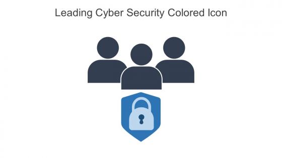 Leading Cyber Security Colored Icon In Powerpoint Pptx Png And Editable Eps Format