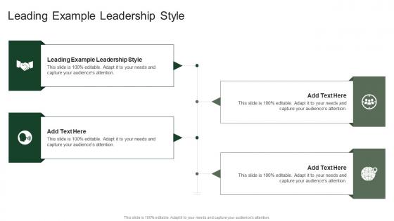 Leading Example Leadership Style In Powerpoint And Google Slides Cpb