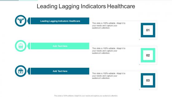 Leading Lagging Indicators Healthcare In Powerpoint And Google Slides Cpb