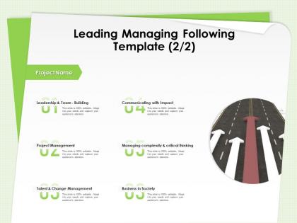 Leading managing following template critical thinking ppt powerpoint presentation tips