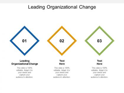 Leading organizational change ppt powerpoint presentation icon show cpb