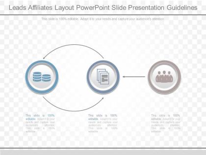 Leads affiliates layout powerpoint slide presentation guidelines
