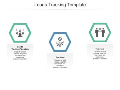 Leads tracking template ppt powerpoint presentation pictures ideas cpb
