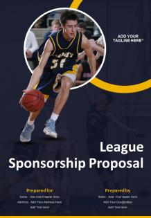 League Sponsorship Proposal Report Sample Example Document