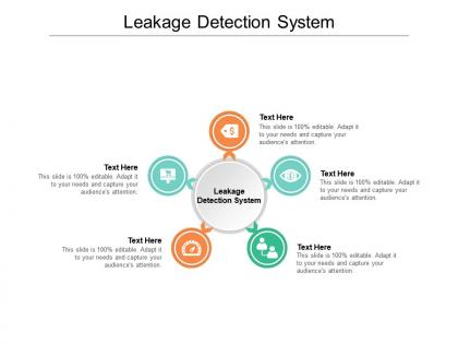Leakage detection system ppt powerpoint presentation portfolio good cpb