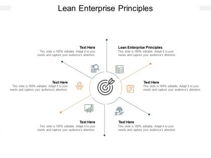 Lean enterprise principles ppt powerpoint presentation professional clipart cpb