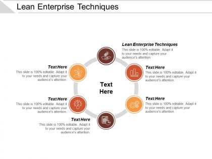 Lean enterprise techniques ppt powerpoint presentation styles slides cpb