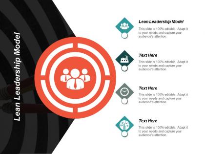 Lean leadership model ppt powerpoint presentation infographics master slide cpb