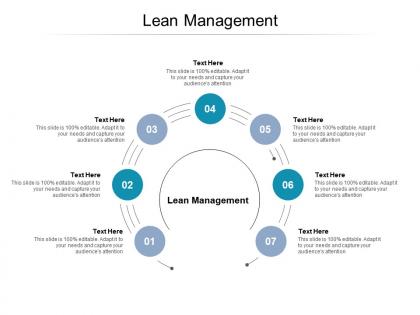 Lean management ppt powerpoint presentation layouts mockup cpb