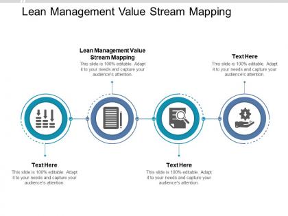 Lean management value stream mapping ppt powerpoint presentation portfolio graphics cpb