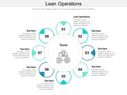 Lean operations ppt powerpoint presentation professional background cpb