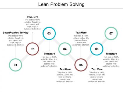 Lean problem solving ppt powerpoint presentation file graphic tips cpb