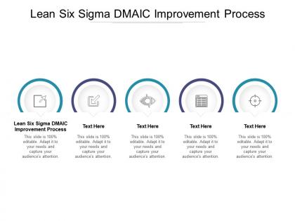 Lean six sigma dmaic improvement process ppt powerpoint presentation professional layouts cpb