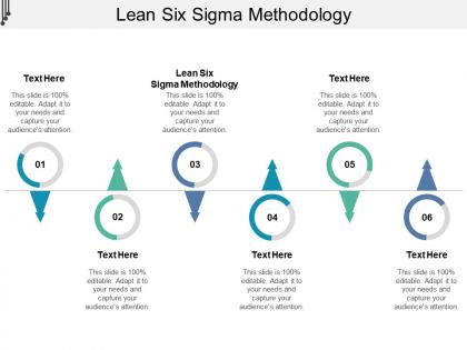 Lean six sigma methodology ppt powerpoint presentation model slideshow cpb