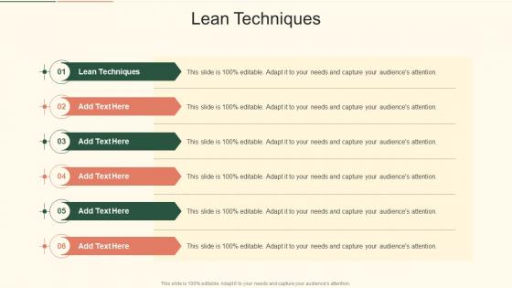 Lean Techniques In Powerpoint And Google Slides Cpb