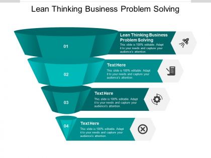 Lean thinking business problem solving ppt powerpoint presentation outfit cpb