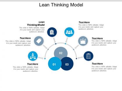 Lean thinking model ppt powerpoint presentation infographics files cpb