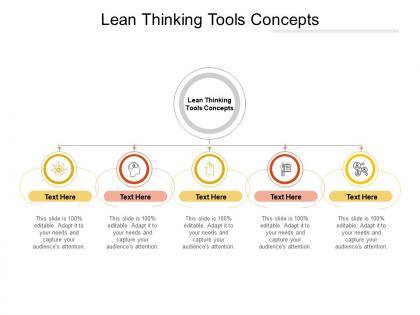 Lean thinking tools concepts ppt powerpoint presentation outline slide cpb