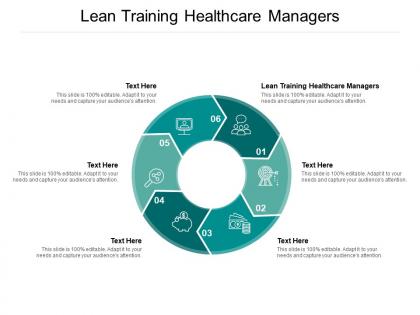 Lean training healthcare managers ppt powerpoint presentation professional format ideas cpb