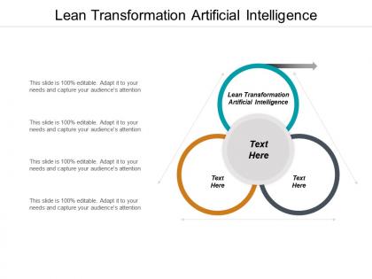 Lean transformation artificial intelligence ppt powerpoint presentation summary backgrounds cpb