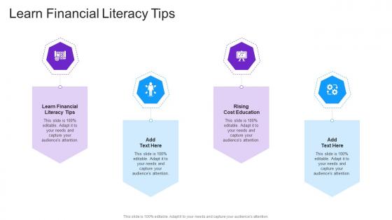 Learn Financial Literacy Tips In Powerpoint And Google Slides Cpb