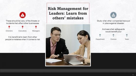 Learn From Others Mistakes For Risk Management Training Ppt