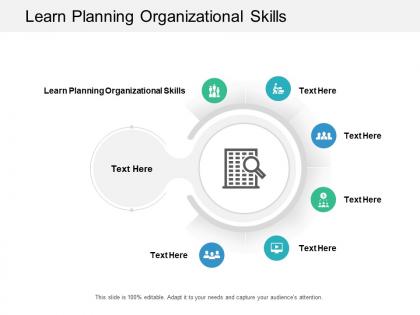 Learn planning organizational skills ppt powerpoint presentation gallery images cpb