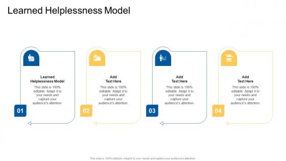 Learned Helplessness Model In Powerpoint And Google Slides Cpb
