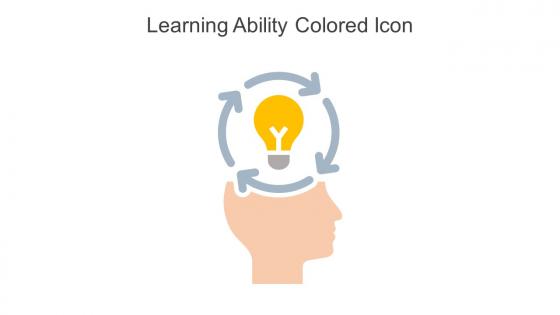Learning Ability Colored Icon In Powerpoint Pptx Png And Editable Eps Format