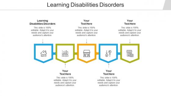 Learning disabilities disorders ppt powerpoint presentation professional design inspiration cpb
