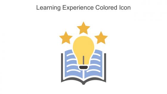 Learning Experience Colored Icon In Powerpoint Pptx Png And Editable Eps Format