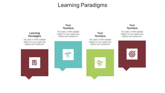 Learning paradigms ppt powerpoint presentation slides master slide cpb