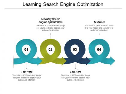 Learning search engine optimization ppt powerpoint presentation professional visual cpb