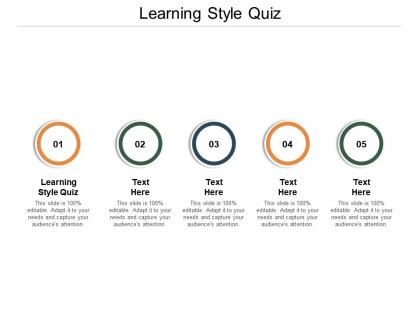 Learning style quiz ppt powerpoint presentation summary styles cpb