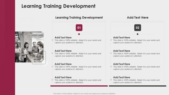 Learning Training Development In Powerpoint And Google Slides Cpb