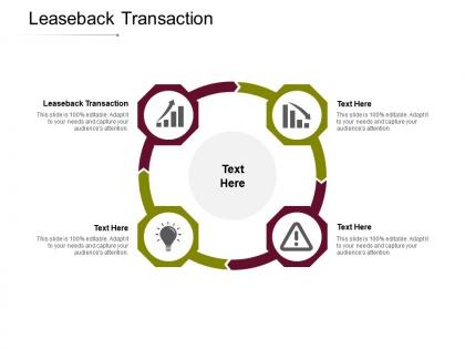 Leaseback transaction ppt powerpoint presentation styles icons cpb