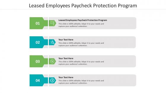 Leased employees paycheck protection program ppt powerpoint presentation portfolio download cpb