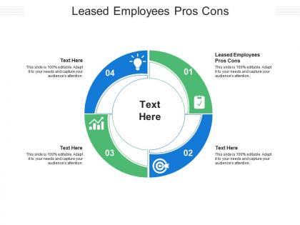 Leased employees pros cons ppt powerpoint presentation portfolio show cpb