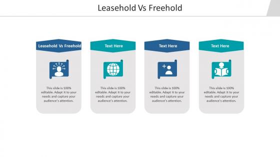 Leasehold vs freehold ppt powerpoint presentation infographic template good cpb