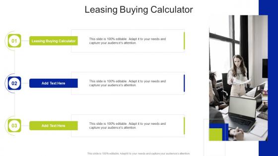 Leasing Buying Calculator In Powerpoint And Google Slides Cpb