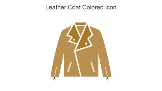 Leather Coat Colored Icon In Powerpoint Pptx Png And Editable Eps Format