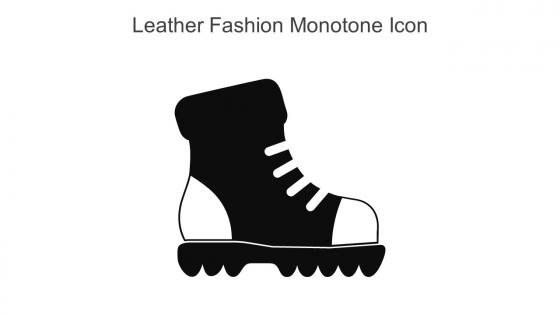 Leather Fashion Monotone Icon In Powerpoint Pptx Png And Editable Eps Format